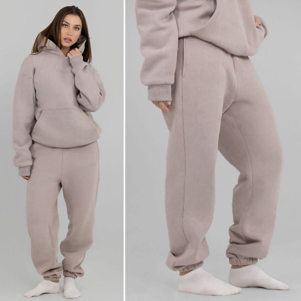 COMFRT Signature Sweatpants in Bark Size S